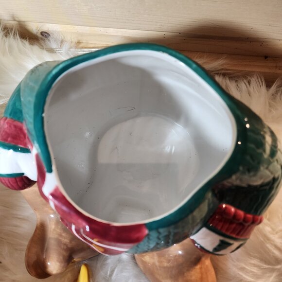 Vintage St. Nicholas Square Moose Cookie Jar 1999 - Picture 3 of 11